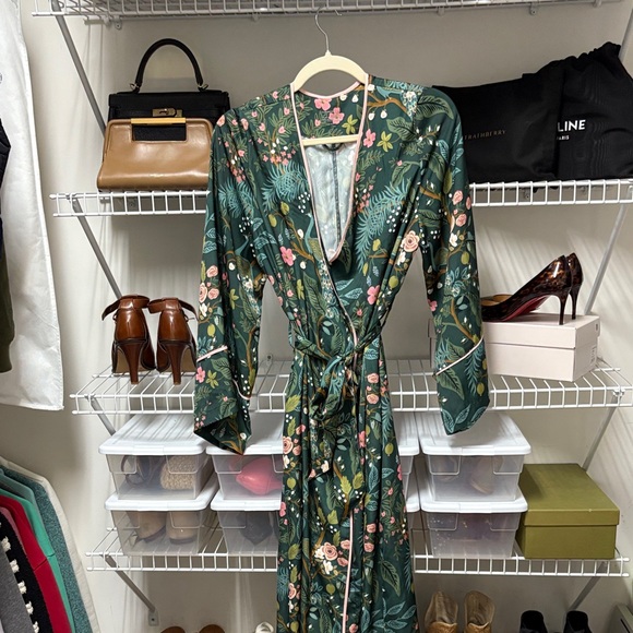 Floral Kimono Robe - Picture 2 of 5